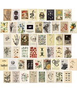 Koskimer 50 Pc. Vintage Wall Collage Kit Aesthetic Pictures, Vintage Pos... - £18.98 GBP