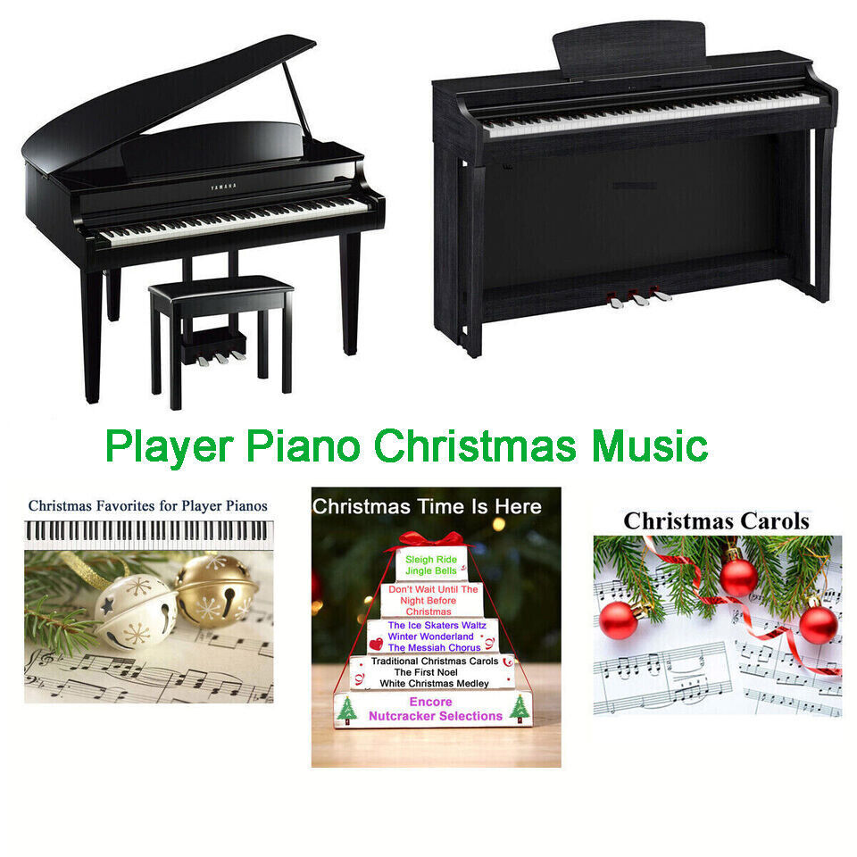 Christmas Carols Collection for Most Player Pianos Pick your Media  & Title