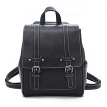 Women Backpack PU Leather School Bags for College Student  Bag Mochilas - £139.54 GBP