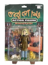 Crazy Cat Lady Action Figure Original 2009 Figurine Kitty 6 Cats - £25.57 GBP