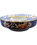 Vintage Japanese Porcelain Dish, Hand Painted Asian Water Coupe Vase Bow... - £59.44 GBP