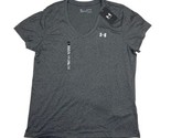 Womens Under Armour XL Tech SSV Carbon Heather Size XL Shirt - $14.84