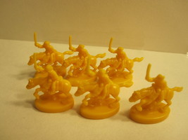 2003 Risk Board Game piece: Yellow Cavalry Army - $3.00