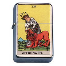 Tarot Card D10 Windproof Dual Flame Torch Lighter VIII Strength - $16.78