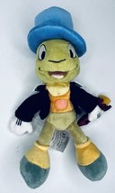 Vintage Jiminy Cricket Pinocchio Plush w/ Red Umbrella The Disney Store 7” - £4.72 GBP