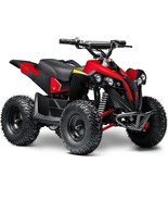MotoTec 36V 1000W E-Bully Electric Quad ATV Rugged &amp; Fun in Red - €857,06 EUR