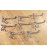 8 LARGE HARNESS HOOKS RACK COAT HAT CAST IRON HEAVY DUTY **READ DESCRIPT... - $861.98 MXN