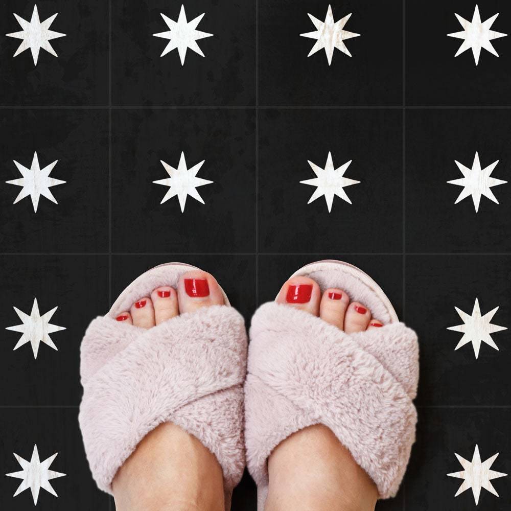 Lone Star Tile Stencil - Geometric Cement Tile Stencils for Painting Til... - $7.00