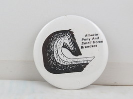 Vintage Horse Pin - Alberta Pony and Small Horse Breeders - Celluloid Pin  - £11.71 GBP