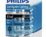 Philips Clear Wedge Base T5 Landscaping Light Bulb, 11W (4-Pack) - £7.80 GBP