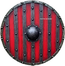 King Bjorn Ironside Battleworn Viking Shield Halloween Costume - £234.89 GBP