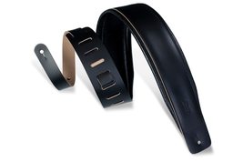 Levy&#39;s Leathers 3&quot; Leather Guitar Strap with Foam Padding and Garment Le... - £31.34 GBP