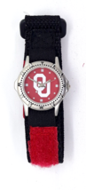 University Of Oklahoma Sooners Digital Ladies Wristwatch Hook &amp; Loop Band - £15.68 GBP