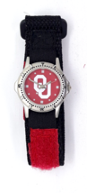 University Of Oklahoma Sooners Digital Ladies Wristwatch Hook &amp; Loop Band - £14.94 GBP