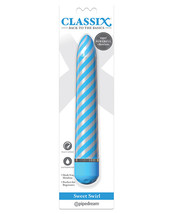 Classix Sweet Swirl Vibrator - Blue - $20.30