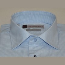 Men Franco Gilberto Shirt Twill Cotton Blend Spread Collar Turkey 5566-418 blue image 7