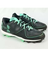 Under Armour Light Green Black Cleats  Size 7.5 - £17.73 GBP