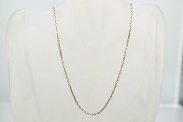 Fine 14K Yellow Gold Anchor Link Chain Necklace 18&quot; Inch Long 5.3 Grams - £276.07 GBP