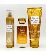 Bath &amp; Body Works Touch of Gold 3pc Bundle Body Mist, Body Lotion &amp; Body... - $846.40 MXN