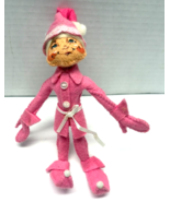 Annalee 2017 Pink 7&quot; Elf Poseable Figure - €12,75 EUR