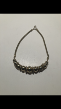 dramatic beaded goldstone sparkling necklace 22 inch - $29.99