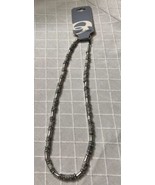 18 in. Vtg Silver Tone Boho, Skater, Musician  Surfer Necklace - $8.02 CAD