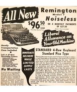 1947 Remington Model 7 Typewriter Advertisement Vintage Writing Tools E8D - €21,30 EUR