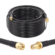 Sma Cable, Sma Male To Sma Female Cable 50 Ft Sma Extension Cable For Sd... - £43.98 GBP