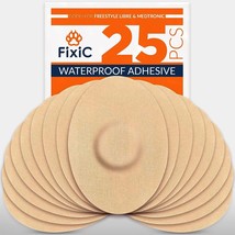 25 Pcs Adhesive Patches Good for Libre 1,2 Enlite Guardian Waterproof Pa... - $27.99
