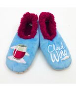 Snoozies Women&#39;s Slippers Cloud Wine Light Blue Medium 7/8 - $236.18 MXN