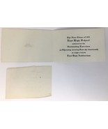 1917 East High School Minneapolis Minnesota Graduating Class Announcemen... - £15.83 GBP