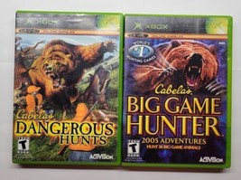 Cabela&#39;s Dangerous Hunts &amp; Big Game Hunter 2005 Adventures Microsoft Xbox - £13.24 GBP
