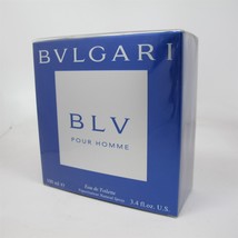 Blv Pour Homme By Bvlgari 100 ml/ 3.4 Oz Eau De Toilette Spray Nib Vintage - £116.80 GBP