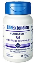 MAKE OFFER! 4 Pack Life Extension Florassist GI with Phage Technology 30 caps image 2