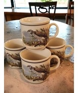 4 Coffee Mugs Vtg Spulmaschinenfest CP German Democratic Republic Eagle ... - $32.39