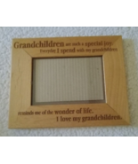 Grandchildren Wood Picture Frame &amp; Photos Holder - £11.71 GBP