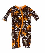 Hanna Andersson Boys Moose Union Suit Pajamas Organic Cotton 3-6 months - $19.20