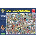 NEW Jumbo Jigsaw Puzzle 1000 Pieces 20070 Jan van Haasteren At the Haird... - $26.25