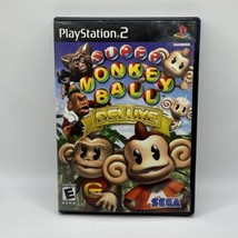 Super Monkey Ball Deluxe (Sony PlayStation 2, 2005) PS2 - With Manual - $13.09