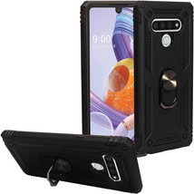 For LG Stylo 6 LM Q730 2020 Defender Hybrid Phone Case w Ring Stand RS3 ... - $18.99