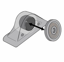 Small Magnetic Lock Latch 2 Piece Acrylic Plastic Clear-
show original t... - $18.80