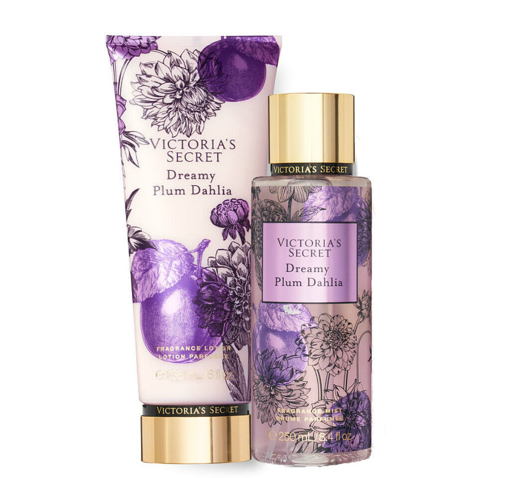 Primary image for Victoria's Secret Dreamy Plum Dahlia Fragrance Lotion + Fragrance Mist Duo Set