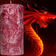 Dragons Blood Scented Palm Wax Pillar Candle - £19.75 GBP+
