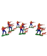 Figures 9 Plastic Hunter and Dog 2 Inch Toy Vintage - £14.59 GBP