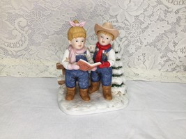 HOMCO Denim Days Home Interior Gifts #15341-98 &quot;Let&#39;s Go Caroling&quot; 1998 ... - £12.48 GBP