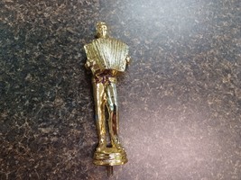 Vtg 1970s Accordion Trophy Topper 6.5&quot; Solid Metal Threaded Base #1 - $19.79