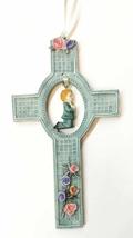 First Communion Cross Ornament/Figurine 5.5 inches (Blue) - £9.34 GBP