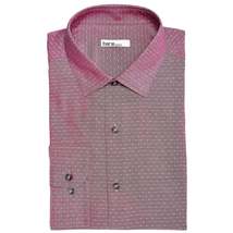 Bar III Mens Slim-Fit Stretch Easy-Care Dobby Dot Dress Shirt,Size Large - £21.23 GBP