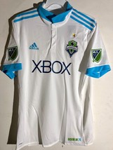 Adidas Authentic Mls Seattle Sounders Team Jersey White Size L - £23.35 GBP