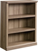 Salt Oak-Finished 3-Shelf Bookcase From The Sauder Select Collection. - £107.90 GBP
